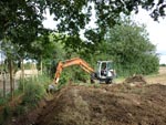 Digger work and ground works