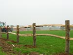 Rustic style fencing